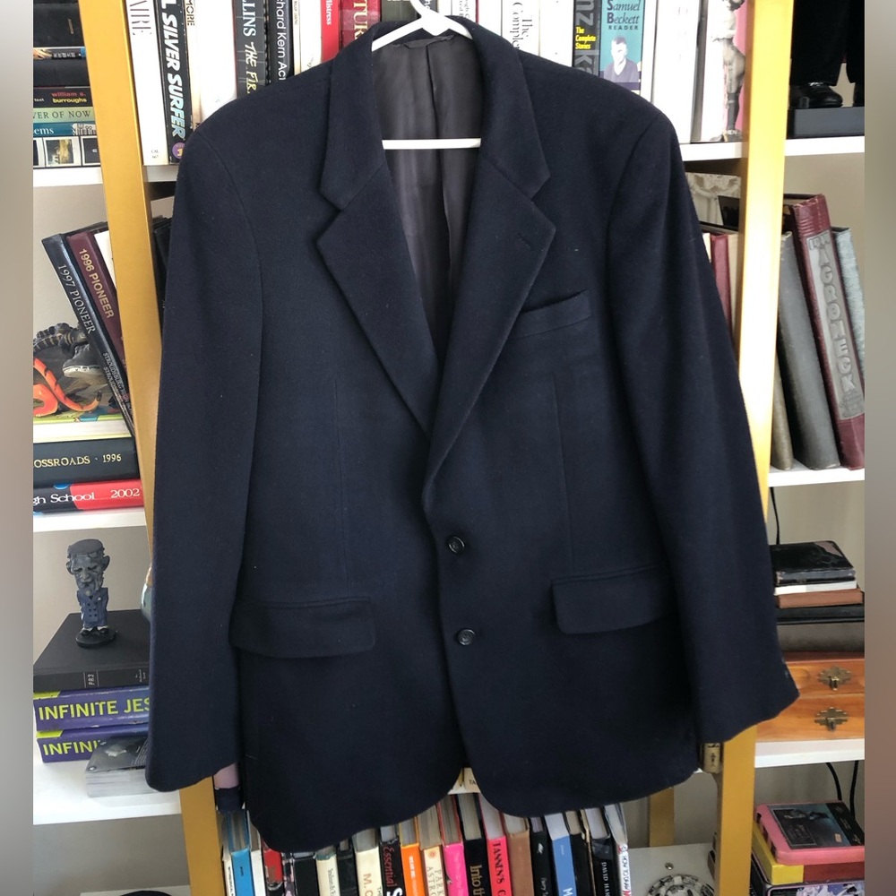 Vintage Navy Blue 80s Blazer